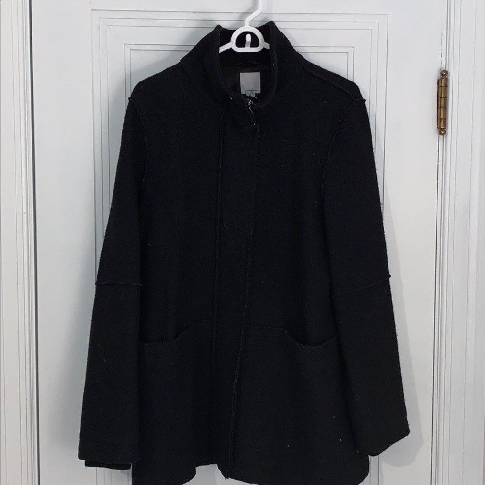 Black Halogen Dress Coat